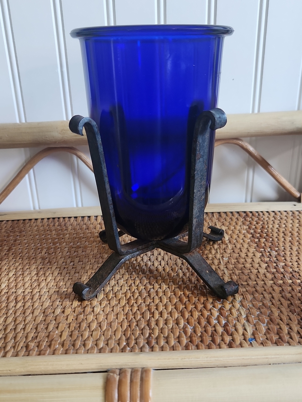 Vintage Hurricane Vase/candle Holder